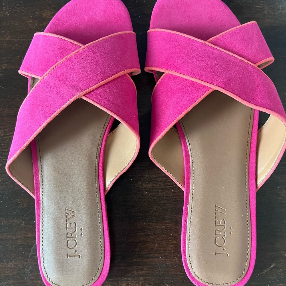 Jcrew Pink Sandals size 9